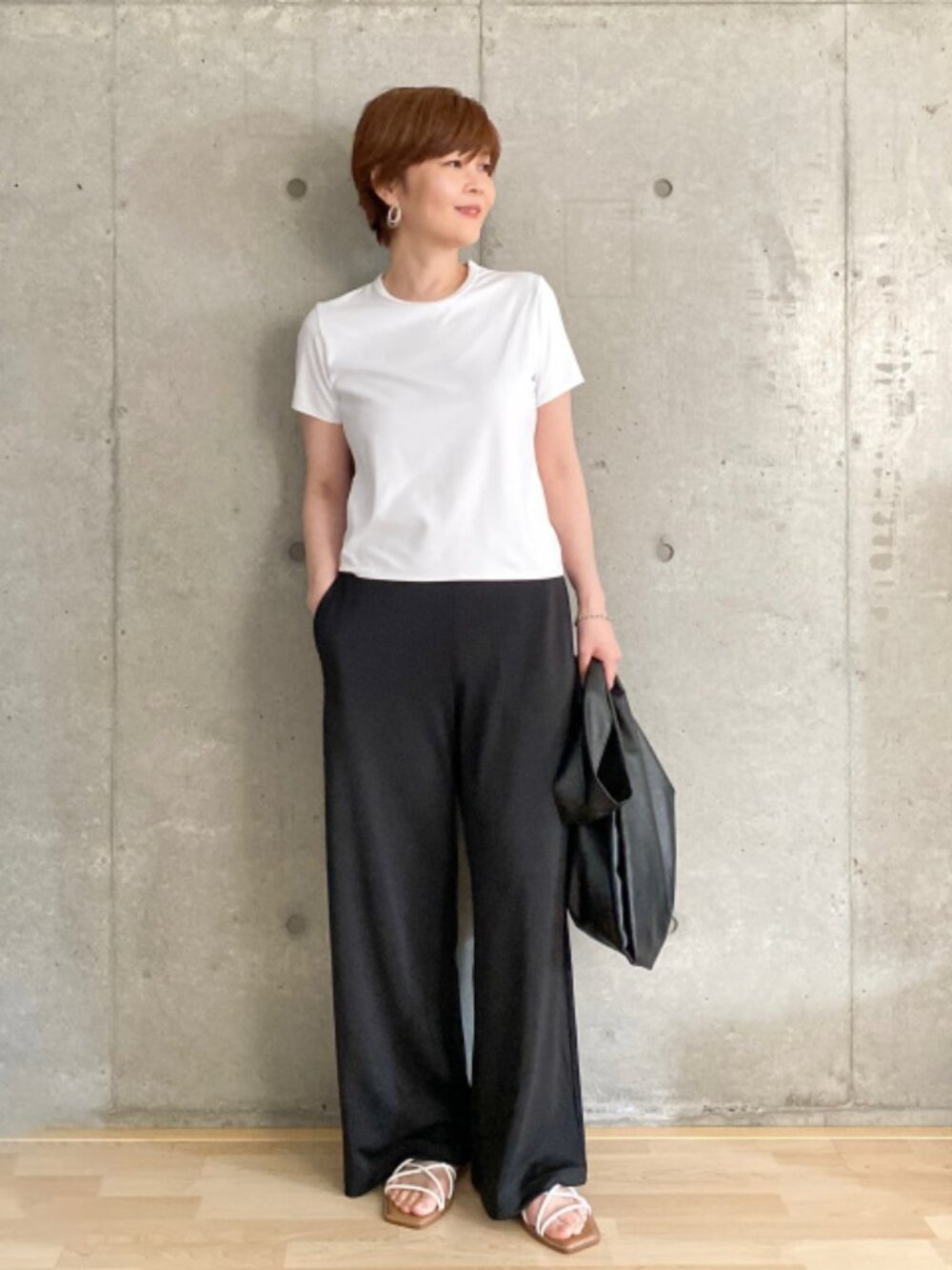 Crepe Jersey Straight Pants